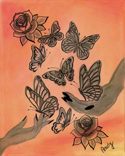 “I Release and I Receive” - a Paint Artowrk by Art By Andy Original